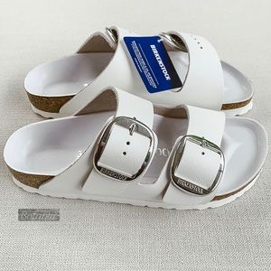 BIRKENSTOCK Arizona Big Buckle Leather White 36